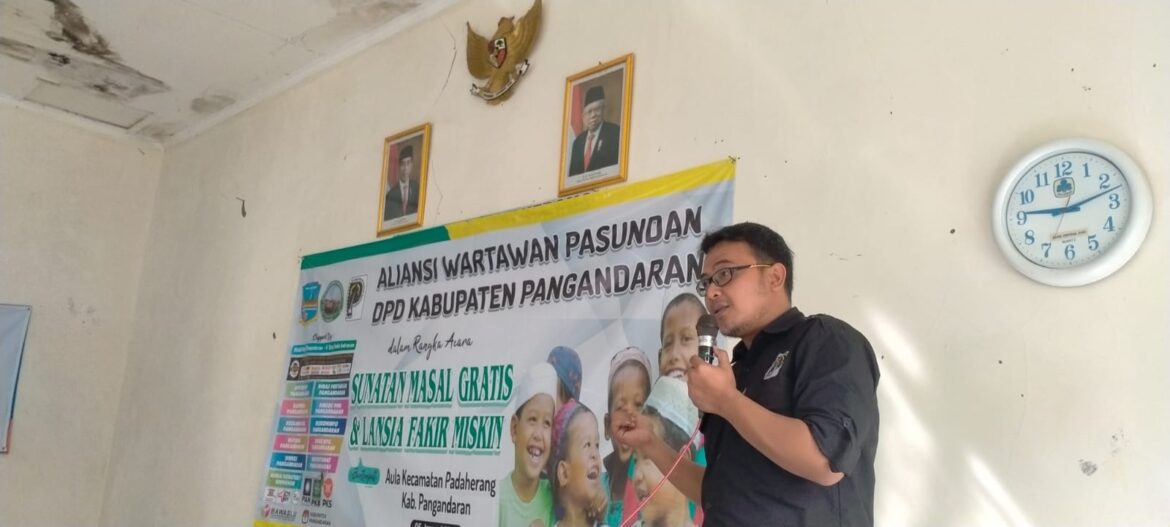 Sunatan Massal dan Santunan Terhadap Lansia Digelar DPD AWP Kab. Pangandaran