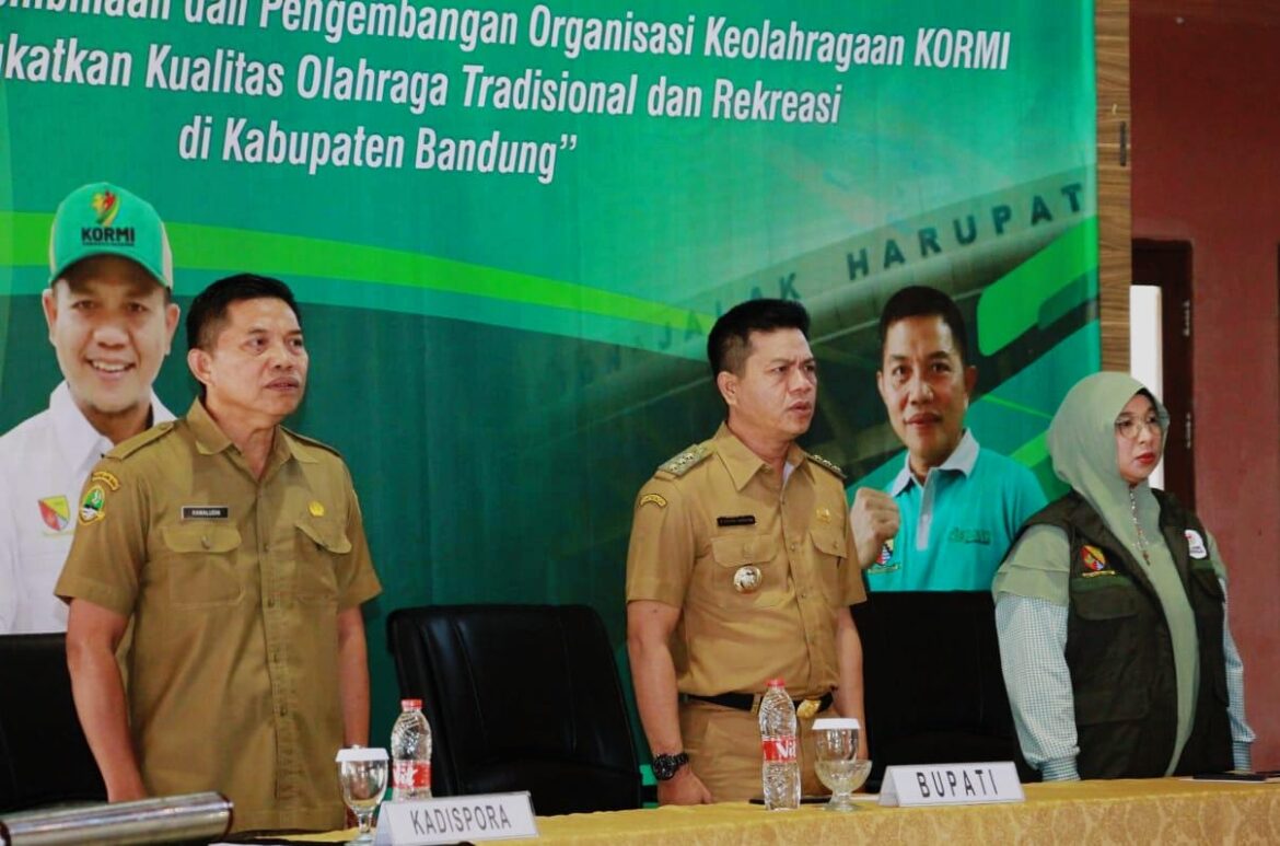 Bupati Bandung : KORMI Harus Menjadi Organisasi Keolahragaan Lebih Meningkatkan Prestasi, Administrasi dan Ekonomi